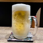 呑み処 むすび - 生ビール