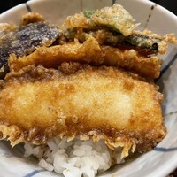 日本橋 やぶ久 - イカ天の小丼650円