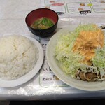 レストランばーく - スタミナ定食　全貌