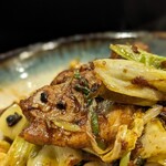 七席中華 コバコ - 白ご飯食べたくなるのを我慢した。味噌は少なめらしいが、絶対ご飯に合う