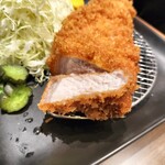 とんかつ檍のカレー屋 いっぺこっぺ - ロースカツ定食