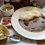 昔ながらの喫茶店友路有 - 朝カレー