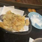 Hiroshima Fuu Okonomiyaki Renga Tei - ニンニク天ぷら