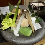 Tempura Azabu Yokota - 本日の天ぷらのタネ