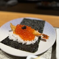 天冨良 麻布よこ田 恵比寿ガーデンプレイス店 - 海老手天巻き