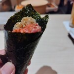 銀座のみこ寿司 - とろ手巻き
