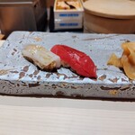 銀座のみこ寿司 - そでいか、赤身