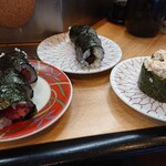 すし丸 - 鉄火巻、かんぴょう巻、カニサラダ