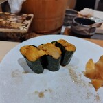 銀座のみこ寿司 - うに3貫