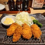 とんかつ神楽坂さくら - 広島産牡蠣フライ
