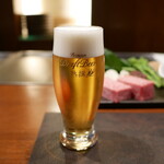 銀座 鉄板焼き Sublime - アサヒ プレミアム熟撰