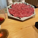 にくの匠 三芳 - 今からしゃぶしゃぶしていきます♪