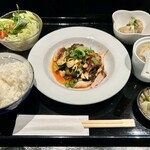 四川曹家官府菜　蜀　 - 2024.1.24  四川曹家よだれどり定食