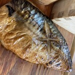 国頭港食堂 - サバ塩焼き