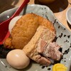 本気のビールと。食堂頂さん