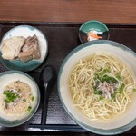 磯ノ宮 - 鯛出しソーキそばと鯛めし