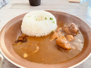 パオム - 三笠カレー（信州バーブ鶏入り）