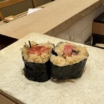 鮨 冨味 - 巻物（トロたく）