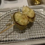 Tempura Chisou Wabisuke - これなんだと思います？下仁田ネギ！あま〜い♡