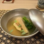 鮨 冨味 - ノドグロとタケノコの椀物