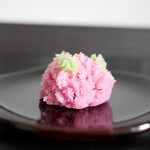 嘯月 - 「梅だより」きんとん、粒餡