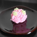 嘯月 - 「梅だより」きんとん、粒餡