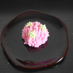 嘯月 - 「梅だより」きんとん、粒餡