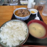 永井食堂 - もつ煮大盛定食