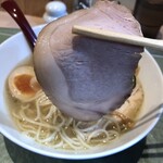 らぁ麺花萌葱 - 知床鶏もも肉リフト