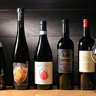 Natural wines to match delicate dishes ◆Non-alcoholic drinks also available