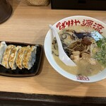 ばりきや源流 - 【2024.2.7(水)】ばりこてめん（並盛・100g）930円＋特製餃子380円→100円