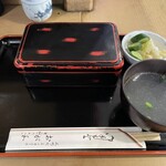 Ogawa - 焼鳥重＆鳥スープ＆香の物