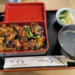 おが和 - 焼鳥重＆鳥スープ＆香の物