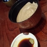 Yashiroya - そばがき(ワサビ醤油)