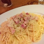 イタリア食堂TOKABO - カルボナーラ大盛り　1150円