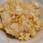 中華飯店 キンサン - 塩炒飯小（お茶碗サイズ）　200円