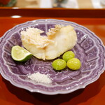 馳走 こんどう - 「揚物」甘鯛の松かさ揚げ