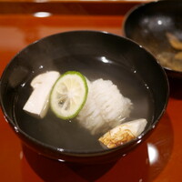 馳走 こんどう - 「椀物」鱧、松茸の椀