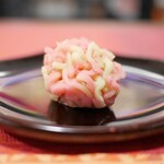 御菓子司 塩芳軒 - 「錦秋」きんとん、粒餡