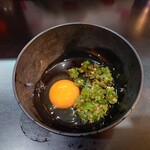 一条流がんこ総本家分家四谷荒木町 - つけ玉（50円）＋青唐辛子（100円）