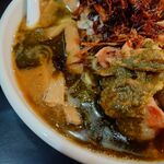 一条流がんこ総本家分家四谷荒木町 - アワビの香ばしい肝ソース！