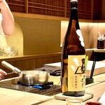 炎水 - ビールと共に加茂金秀純米　熱燗を