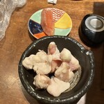 九州うまいもんと焼酎 芋蔵 - おかわりもつ（別料金）明太子（別料金）