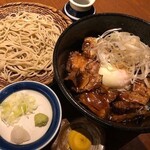 紅燒豬肉蓋飯+手工蕎麥面