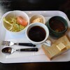 じぇいあん - 料理写真:●コーヒー（モーニングサービス付き）450円

を注文してみた

▶モーニングサービスの内容
日替わりとなるのかもしれない❔
他の方の写真には煮麺とかピザトーストとかもあるので