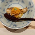 博多 鮨 まつもと - 雲丹ノドグロ小丼