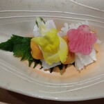 博多 鮨 まつもと - アオリイカ紫雲丹