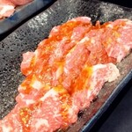 焼肉牛王 伊丹店 - 中落ちカルビ