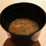 鮨 由う - アラ汁