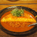 わすれな草 - チキンカレーリゾット ハーフサイズ 全部乗せ